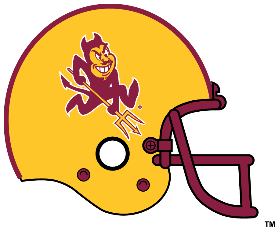 Arizona State Sun Devils 1996-2010 Helmet diy iron on heat transfer